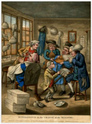 Bradobrei.107.Robert Dighton.Intelligence on the Change of the Ministry” 1783.PNG