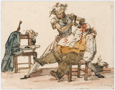 Bradobrei.218.The Barber.Jean-Baptiste Isabey.PNG